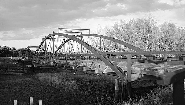 Old Army Bridge over the Laramie River, 1875